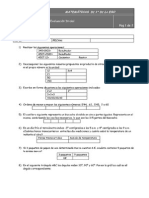 Prueba Inicial Matematicas