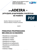 Aula - 9B Propriedades Mecânicas Das Madeiras