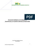 Economía Solidaria en República Dominicana, Un Camino Colectivo Al Desarrollo