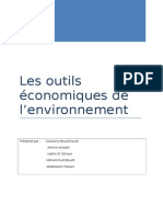 Les Outils Économiques de L'environnement