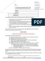 NM State Assessment Opt-Out Form 2015 - 2016: Student Id Number Grade Level School Name