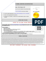 Howtoclaimyourrebate: Rebate Terms, Conditions, and Instructions