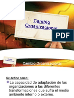 Cambio Organizacional Resistencia Al Cambio