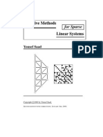 Iterative Methods For Sparse Linear Systems