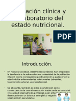 Evaluación Clínica y de Laboratorio Del Estado Nutricional