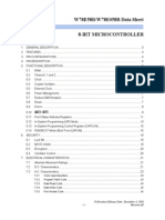 W78E58B/W78E058B Data Sheet 8-Bit Microcontroller: Table of Contents