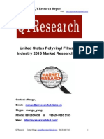 United States Polyvinyl Films (PVA) Industry 2015 Market Research Report