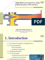 Optimization of A High-Efficiency Jet Ejector by Using CFD