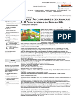 Apec - Onde Estão Os Pastores de Crianças - 1 - o Pastor Procura o Cordeiro Perdido