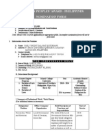 APA Nomination Form