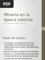 Minería en La Época Colonial