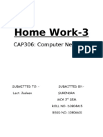 Home Work-3: CAP306: Computer Networks