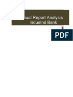 Final Analysis Indusind Bank Annual Reportpdf