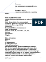 Formato de Historia Clinica 2006 Pediatrica