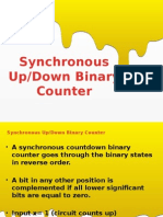 Synchronous UpDown Binary Counter