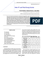 A Review of Hybrid Solar PV and Wind Energy System