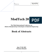 ModTech2015 Program Book of Abstracts