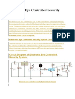 Electronic Eye Controlled Security System