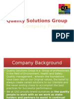 QUALITY SOLUTIONS - Company Profile