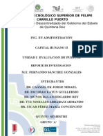 Valuacion de Puestos UNIDAD 1 CAPITAL HUMANO 