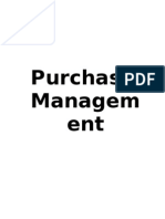 Purchase Management 