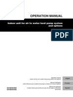 EKHB Daikin Altherma Operation Manual