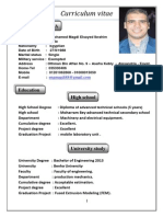 Curriculum Vitae: Personal Data