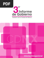 Informe Delegacional III Informe de Gobierno Miguel Ángel Mancera