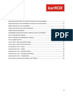 Guide To Exporting Data From AutoCAD Drawings Into MS Excel