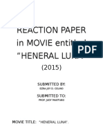 Reaction Paper