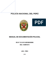 Manual de Documentacion Policial