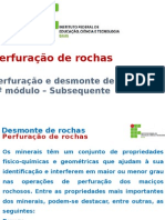 02 - Perfuração e Desmonte de Rochas