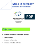 Fundamentals of Rheology