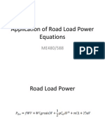 Road Load Power Equations