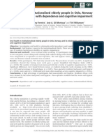 Oral Health in Institutionalised Elderly People in Oslo, Norway and Its Relationship With Dependence and Cognitive Impairment