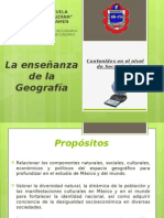 Contenidos de Geografía en Secundaria