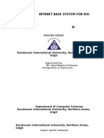 Intrnet Base System For Kiu Library by