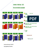 Horario / Timetable: Ene/Jan Feb/Feb Mar/Marc Abr/Apr