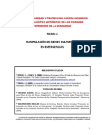 Manipulación de Bienes Culturales en Emergencias