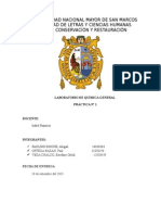 Informe 1 Quimica Unmsm