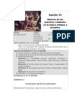 Protocolo de Clase: Seminario de Enfermería. Historia de Las Prácticas Cuidantes en La Época Antigua y Primitiva.