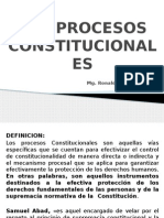 Procesos Constitucionales