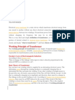 Working Principle of Transformer