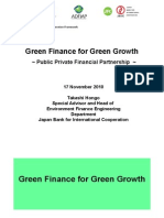 Green Finance For Green Growth