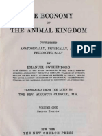 Em Swedenborg The Economy of The Animal Kingdom 1740 1741 Two Volumes Augustus Clissold 1845 1847 The Swedenborg Scientific Association 1955 First Pages