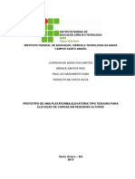 Plataforma Elevatória Tipo Tesoura