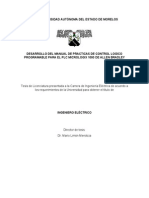 Manual de Practicas de Control Logico Programable para El PLC Micrologix 1000