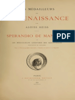 Les Médailleurs de La Renaissance. (VI) : Sperandio de Mantoue Et Les Médailleurs Anonymes Des Bentivoglio, Seigneurs de Bologne / Par Aloïss Heiss