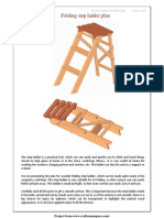 Folding Step Ladder Plan