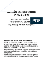 DISEÑO DE DISPAROS PRIMARIOS 2da Parcial